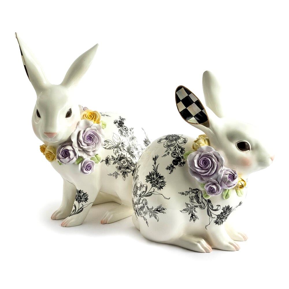 Mackenzie-Childs Butterfly Toile Short Rabbit NEW - Picture 4 of 4